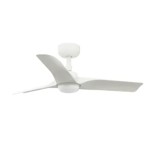 Ventilador de techo Faro Hey S Blanco Blanco Luz LED 90 cm