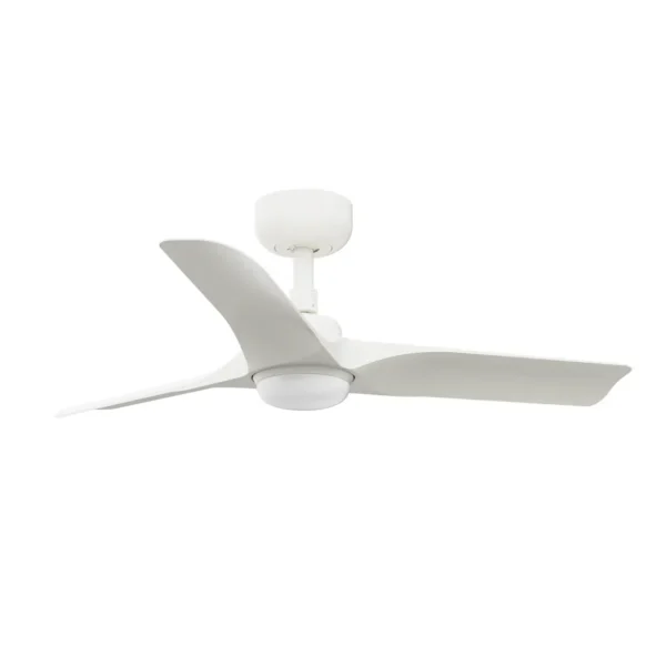 Ventilador de techo Faro Hey S Blanco Blanco Luz LED 90 cm
