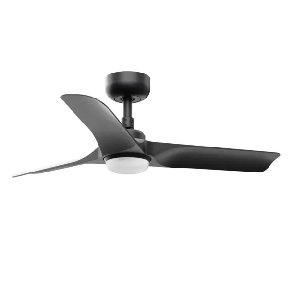 Ventilador de techo Faro Hey S Negro Negro Luz LED 90 cm