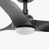 Ventilador de techo Faro Hey S Negro Negro Luz LED 90 cm