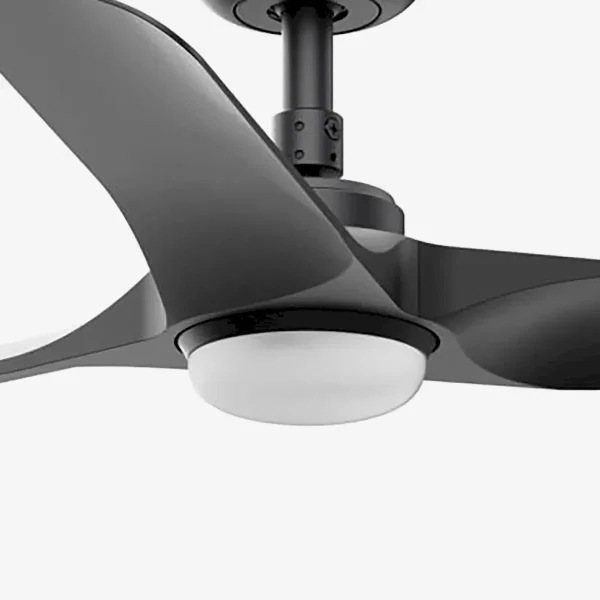 Ventilador de techo Faro Hey S Negro Negro Luz LED 90 cm