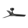Ventilador de techo Faro Hey S Negro Negro Sin Luz 90 cm