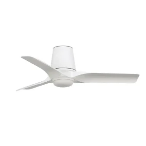 Ventilador de techo Faro Hey Tub S Blanco Blanco Luz LED 90 cm