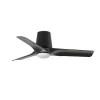 Ventilador de techo Faro Hey Tub S Negro Negro Luz LED 90 cm