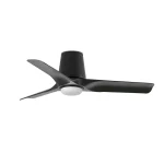 Ventilador de techo Faro Hey Tub S Negro Negro Luz LED 90 cm