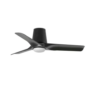 Ventilador de techo Faro Hey Tub S Negro Negro Luz LED 90 cm