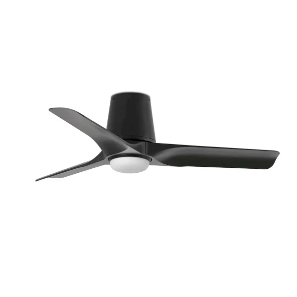 Ventilador de techo Faro Hey Tub S Negro Negro Luz LED 90 cm