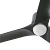 Ventilador de techo Faro Hey Tub S Negro Negro Luz LED 90 cm