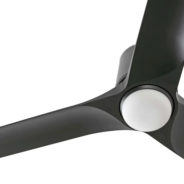 Ventilador de techo Faro Hey Tub S Negro Negro Luz LED 90 cm