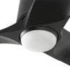 Ventilador de techo Faro Hey Tub S Negro Negro Luz LED 90 cm