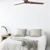 Ventilador de techo Faro Heywood L Negro Nogal Sin Luz 132 cm