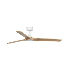 Ventilador de techo Faro Heywood L Blanco Pino Sin Luz 132 cm