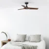 Ventilador de techo Faro Heywood S Negro Nogal Sin Luz 90 cm
