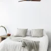Ventilador de techo Faro Heywood S Negro Nogal Sin Luz 90 cm