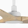 Ventilador de techo Faro Heywood S Blanco Pino Sin Luz 90 cm