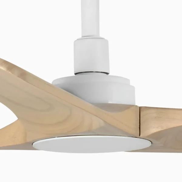 Ventilador de techo Faro Heywood S Blanco Pino Sin Luz 90 cm