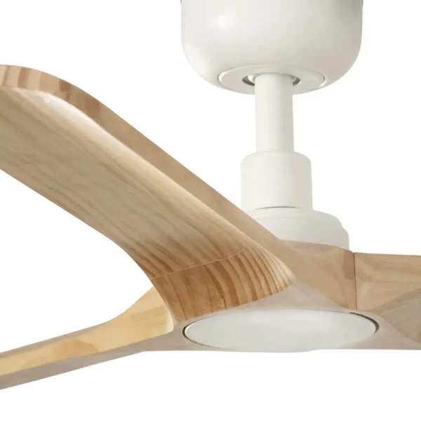 Ventilador de techo Faro Heywood S Blanco Pino Sin Luz 90 cm