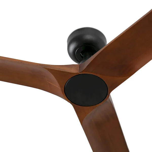 Ventilador de techo Faro Heywood S Negro Nogal Sin Luz 90 cm
