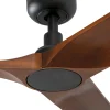 Ventilador de techo Faro Heywood S Negro Nogal Sin Luz 90 cm