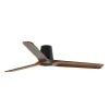 Ventilador de techo Faro Heywood-Tub L Negro Nogal Sin Luz 132 cm
