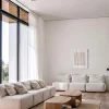 Ventilador de techo Faro Heywood-Tub L Blanco Pino Sin Luz 132 cm