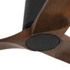 Ventilador de techo Faro Heywood-Tub L Negro Nogal Sin Luz 132 cm