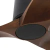 Ventilador de techo Faro Heywood-Tub S Negro Nogal Sin Luz 90 cm