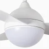 Ventilador de techo Faro Hvar S Blanco Blanco Luz LED 97 cm
