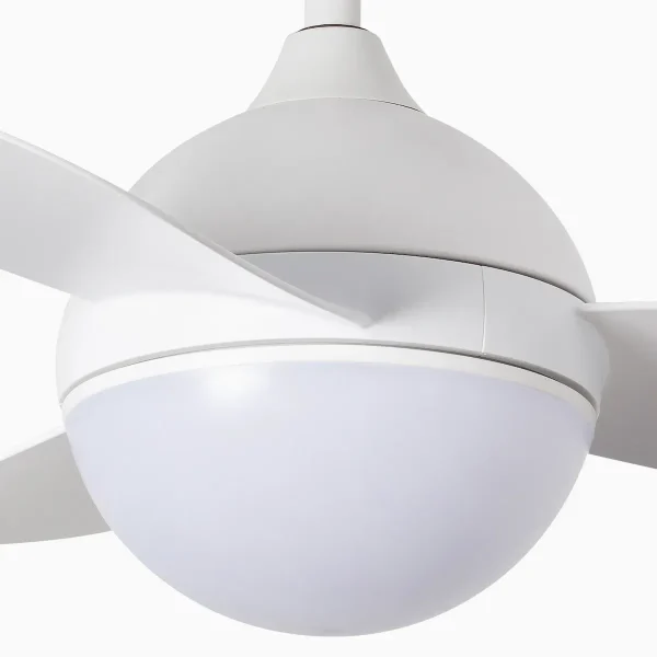 Ventilador de techo Faro Hvar S Blanco Blanco Luz LED 97 cm