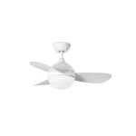 Ventilador de techo Faro Hvar S Blanco Blanco Luz LED 97 cm