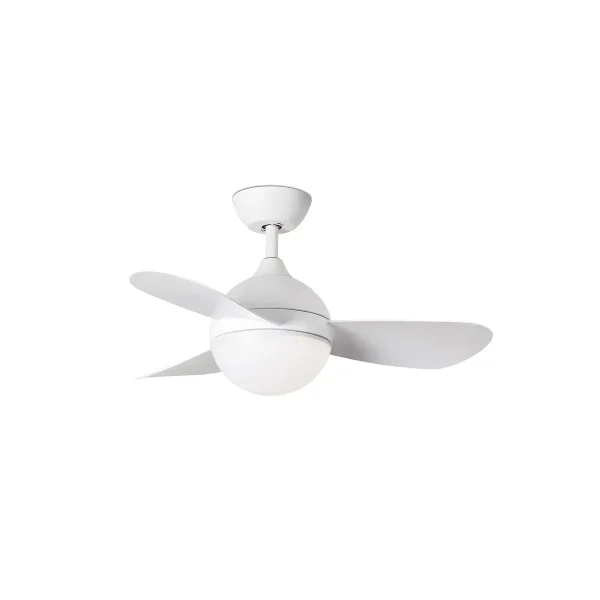 Ventilador de techo Faro Hvar S Blanco Blanco Luz LED 97 cm
