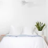 Ventilador de techo Faro Hvar S Blanco Blanco Luz LED 97 cm
