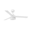 Ventilador de techo Faro Ice L Blanco blanco o roble Luz LED 132 cm