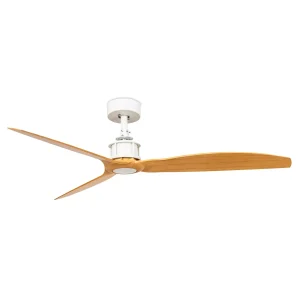 Ventilador de techo Faro Just Fan M Blanco Arce Sin Luz 128 cm