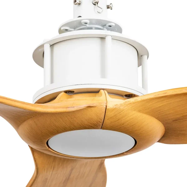 Ventilador de techo Faro Just Fan M Blanco Arce Sin Luz 128 cm