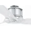 Ventilador Faro Just Fan M Cromo brillo Transparentes Sin Luz 128 cm