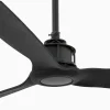 Ventilador de techo Faro Just Fan M Negro Negro Sin Luz 128 cm
