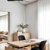 Ventilador de techo Faro Just Fan S Negro Negro Luz LED 81 cm
