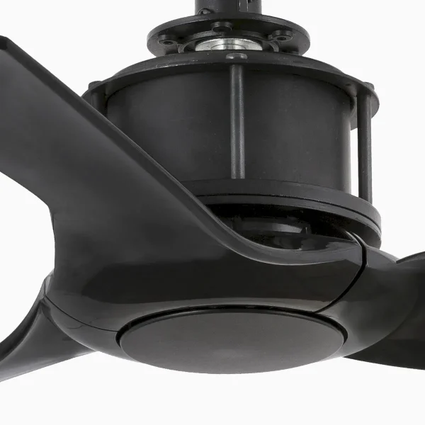 Ventilador de techo Faro Just Fan S Negro Negro Sin Luz 81 cm