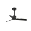 Ventilador de techo Faro Just Fan S Negro Negro Sin Luz 81 cm