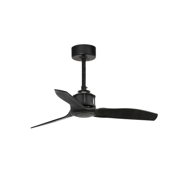 Ventilador de techo Faro Just Fan S Negro Negro Sin Luz 81 cm