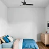 Ventilador de techo Faro Just Fan S Negro Negro Sin Luz 81 cm