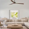 Ventilador de techo Faro Just Fan XL Negro Nogal Sin Luz 178 cm