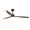 Ventilador de techo Faro Just Fan XL Negro Nogal Sin Luz 178 cm