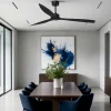 Ventilador de techo Faro Just Fan XL Negro Negro Sin Luz 178 cm