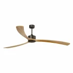 Ventilador de techo Faro Kauai XXL Marron Pino Sin Luz 233 cm