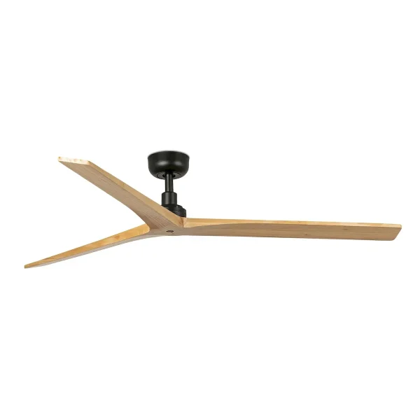 Ventilador de techo Faro Klim L Negro Pino Sin Luz 150 cm