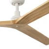 Ventilador de techo Faro Klim L Blanco Pino Sin Luz 150 cm