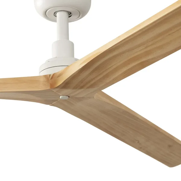 Ventilador de techo Faro Klim L Blanco Pino Sin Luz 150 cm