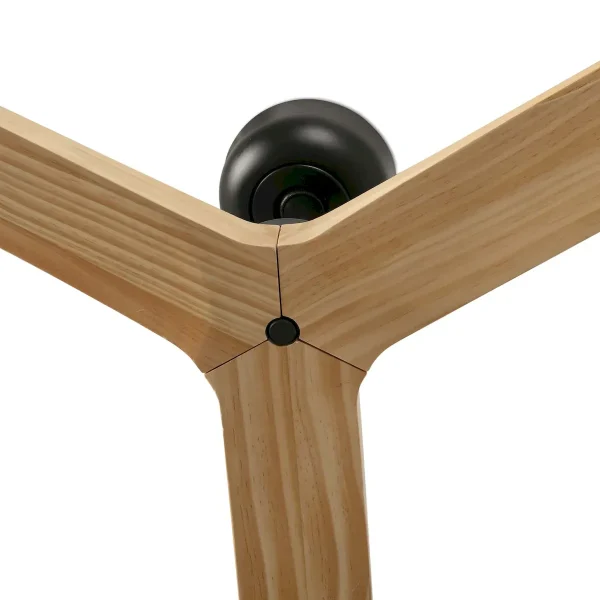 Ventilador de techo Faro Klim L Negro Pino Sin Luz 150 cm